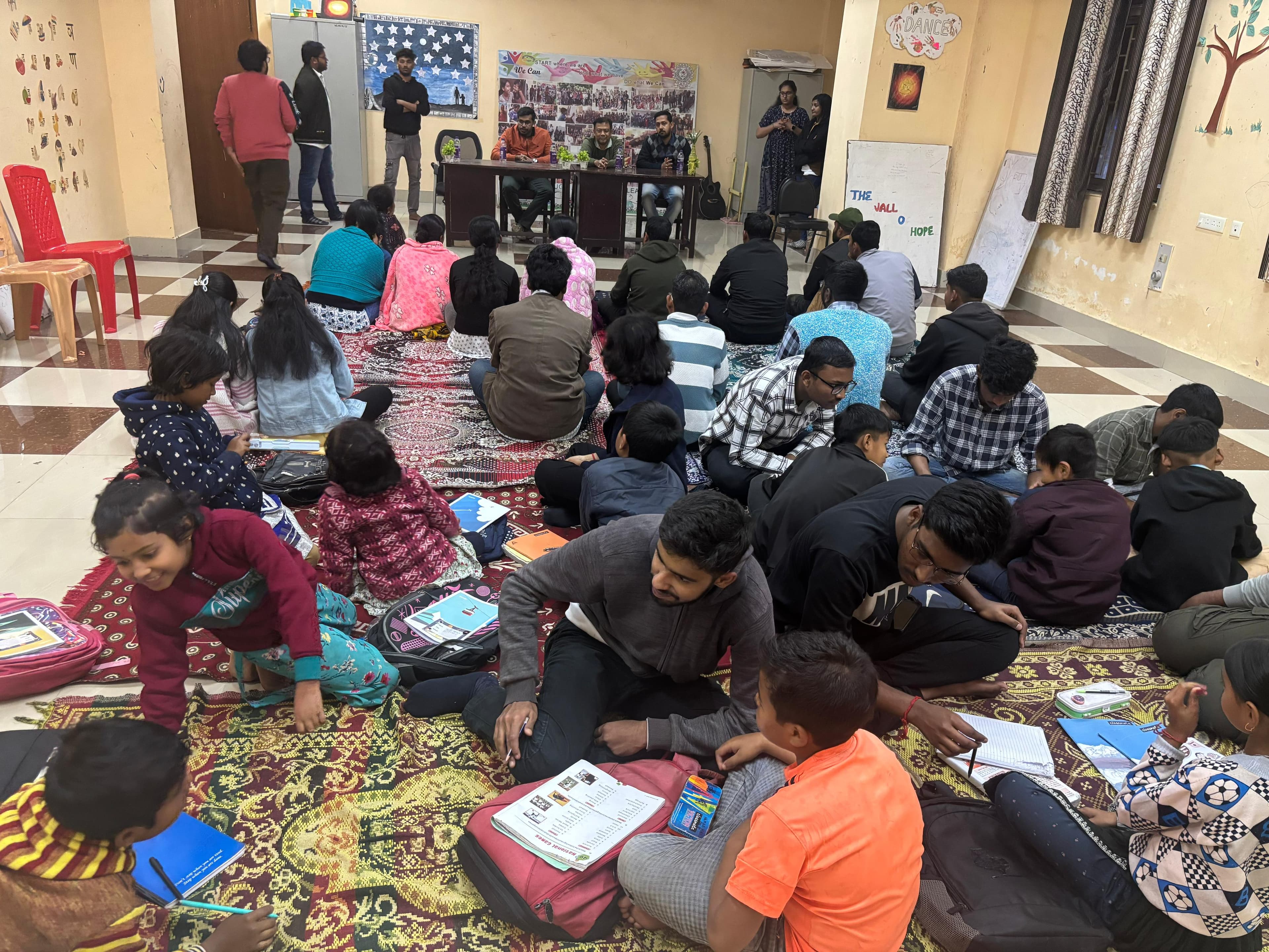 Children learning in classroom